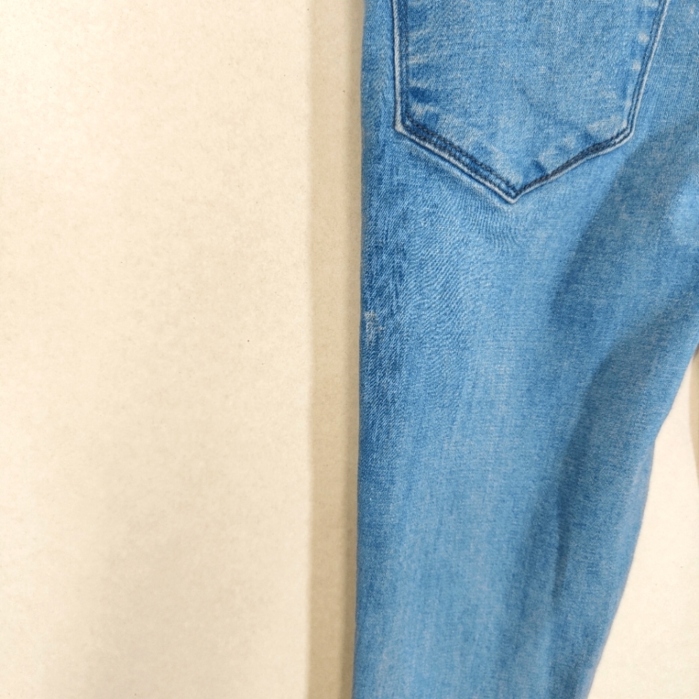 New Look 915 Girls Blue Skinny Distressed Jeans Age 13 Years - Picture 7 of 10